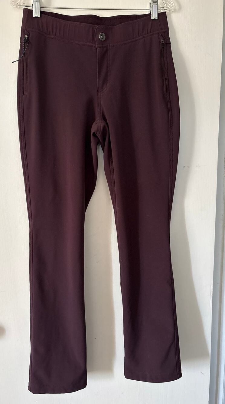 KÜHL Frost Softshell Pant Women's 6 REG 30x32 Kalamata Purple Brown Micro Fleece